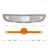 LENTE DE FARO DELANTERO IND.ARG. 2420/CD