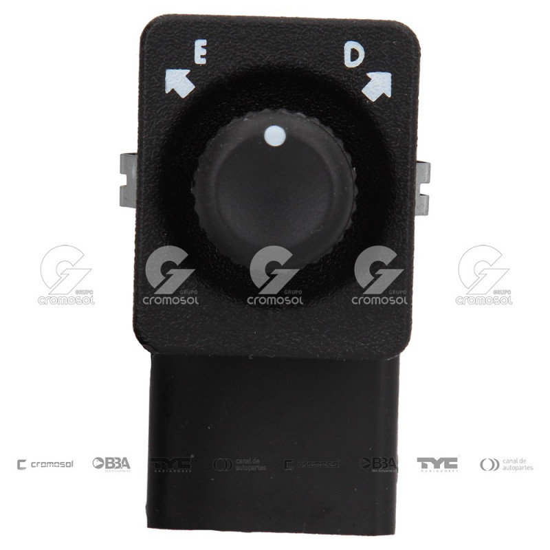 PERILLA DE REGULACION DE ESPEJO RETROVISOR EXTERIOR (INTERRUPTOR) KOSTAL 25312