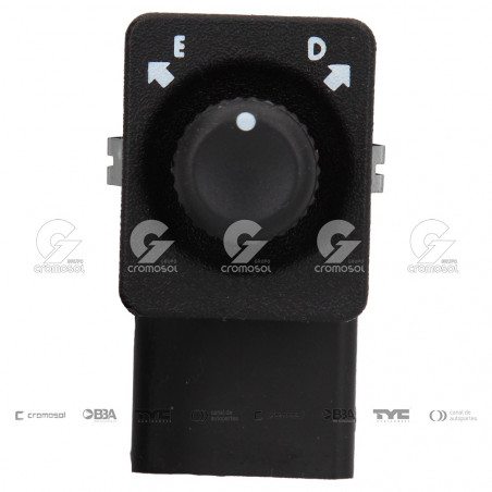PERILLA DE REGULACION DE ESPEJO RETROVISOR EXTERIOR (INTERRUPTOR) KOSTAL 25312
