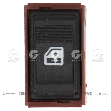 TECLA DE LEVANTA CRISTAL (INTERRUPTOR) VUARAM 25601/1D
