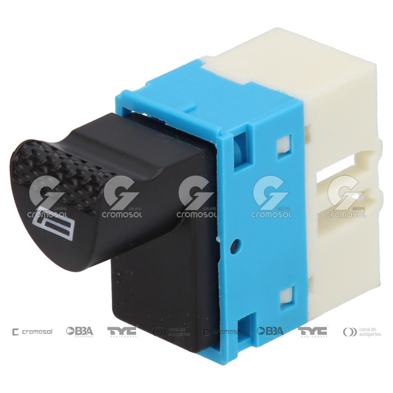 TECLA DE LEVANTA CRISTAL (INTERRUPTOR) VUARAM 25615/D