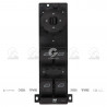 TECLA DE LEVANTA CRISTAL (INTERRUPTOR) ORIG. 25935
