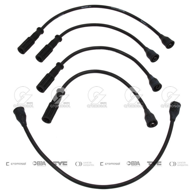 JUEGO DE CABLES DE BUJIAS FERRAZZI 10345