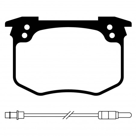 JUEGO DE PASTILLAS DE FRENO LITTON BRAKES 37471