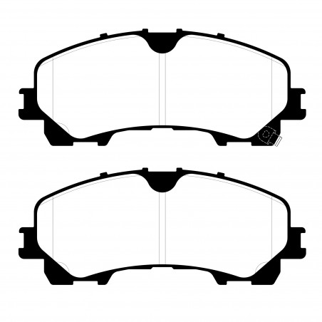 JUEGO DE PASTILLAS DE FRENO LITTON BRAKES UltraPad 49730