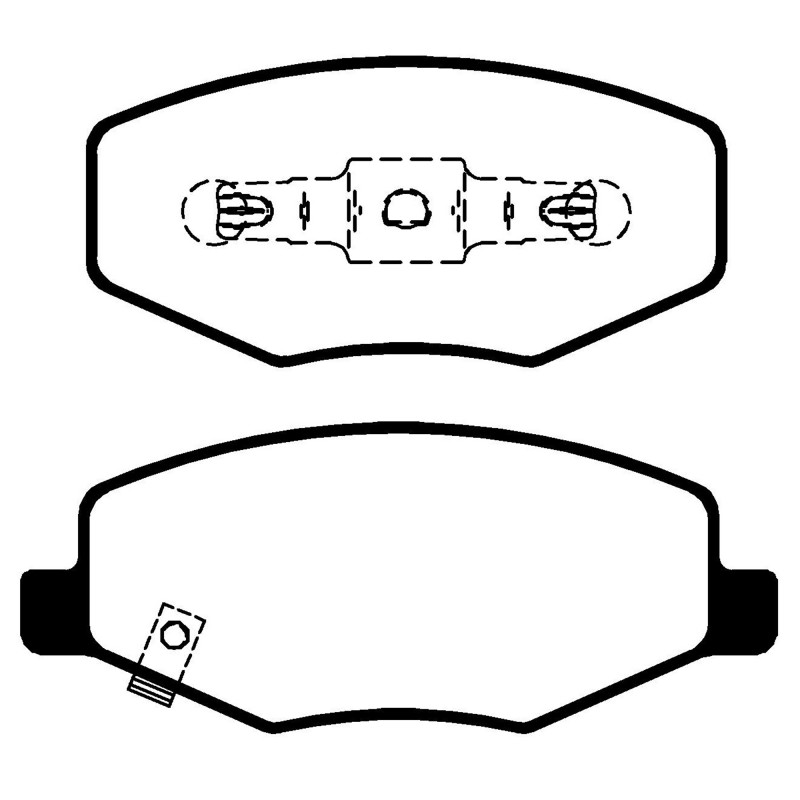 JUEGO DE PASTILLAS DE FRENO LITTON BRAKES UltraPad 48730