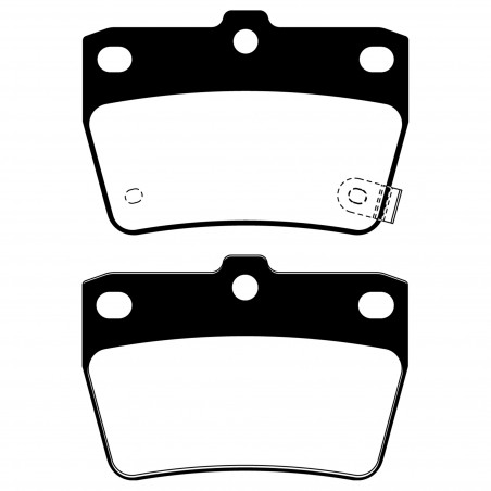 JUEGO DE PASTILLAS DE FRENO LITTON BRAKES 44720