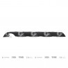 SPOILER DE PARAGOLPE TRASERO TAIWAN 40029/6