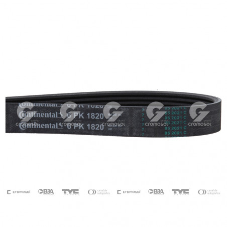 CORREA POLIV DE ACCESORIOS CONTINENTAL 62695/20