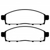 JUEGO DE PASTILLAS DE FRENO LITTON BRAKES 46120