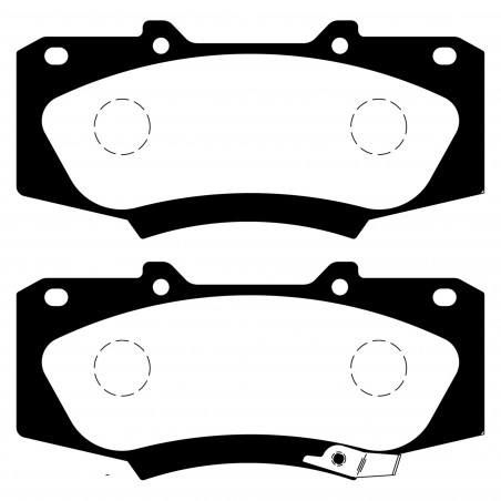 JUEGO DE PASTILLAS DE FRENO LITTON BRAKES 47700