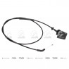 CABLE DE APERTURA DE CAPOT IND.ARG. 63316