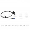 CABLE DE APERTURA DE CAPOT IND.ARG. 63323