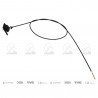 CABLE DE APERTURA DE CAPOT IND.ARG. 63354