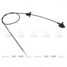CABLE DE APERTURA DE CAPOT IND.ARG. 63369/1