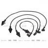 JUEGO DE CABLES DE BUJIAS FERRAZZI 10347