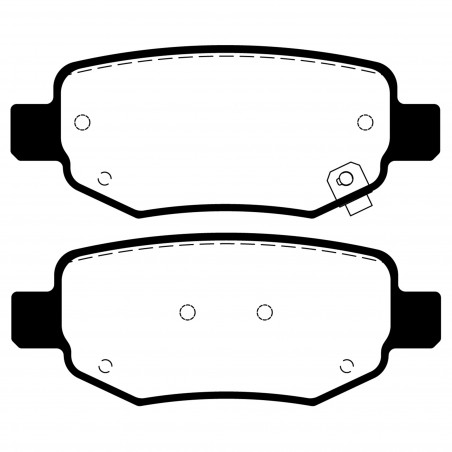 JUEGO DE PASTILLAS DE FRENO LITTON BRAKES UltraPad 48930