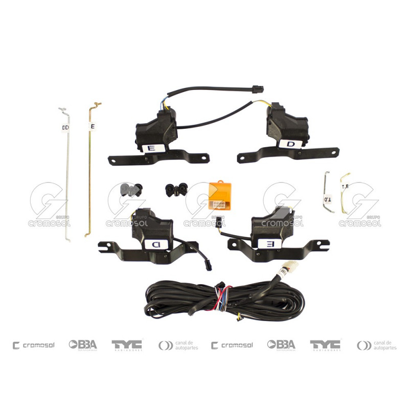 KIT CIERRE CENTRALIZADO TRAGIAL 8869/40