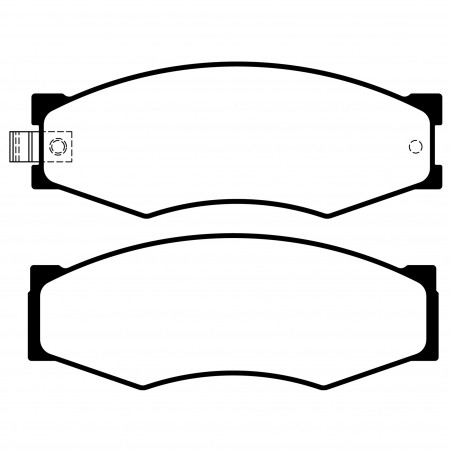 JUEGO DE PASTILLAS DE FRENO LITTON BRAKES UltraPad 40370