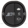 TECLA DE LEVANTA CRISTAL (INTERRUPTOR) C-ORIG. 9486/D