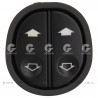 TECLA DE LEVANTA CRISTAL (INTERRUPTOR) C-ORIG. 9486/I
