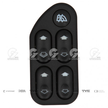 TECLA DE LEVANTA CRISTAL (INTERRUPTOR) C-ORIG. 9586
