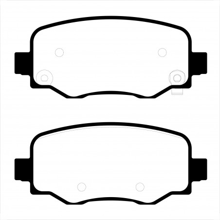 JUEGO DE PASTILLAS DE FRENO LITTON BRAKES UltraPad 49260