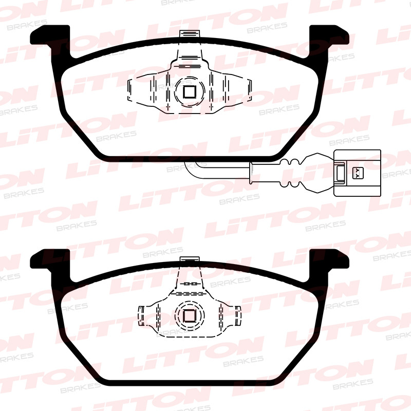 JUEGO DE PASTILLAS DE FRENO LITTON BRAKES UltraPad 49430