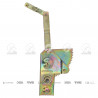 MAQUINA LEVANTA CRISTAL BURI 9832/I