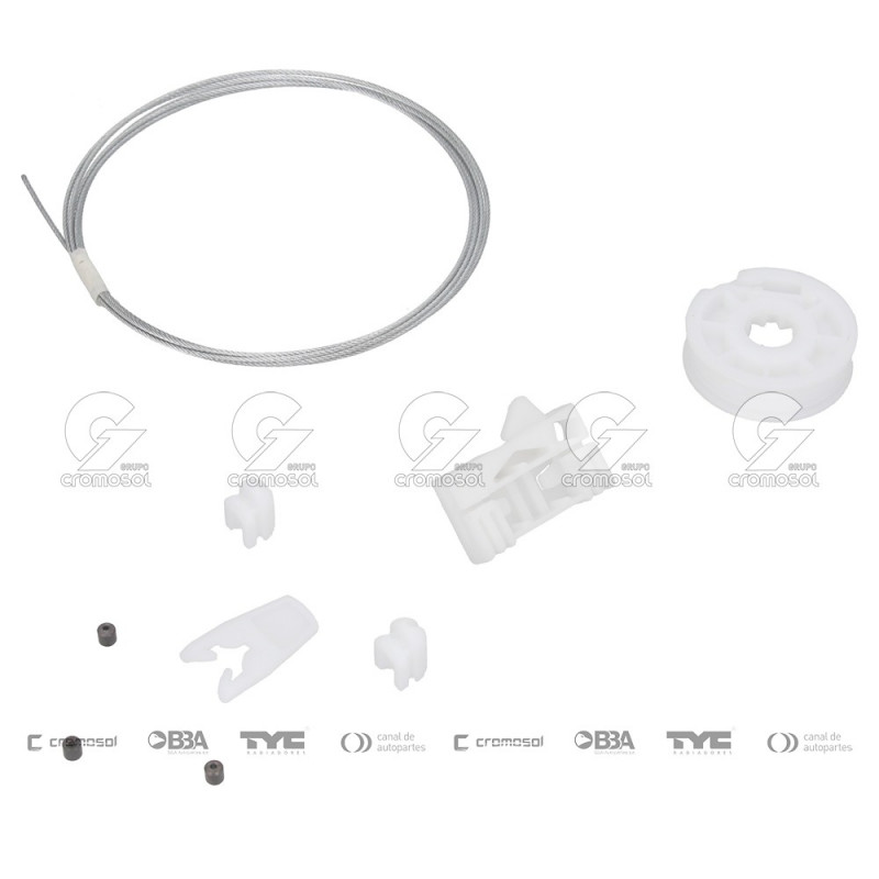 KIT DE REPARACION DE MAQUINA LEVANTA CRISTAL IND.ARG. 9848/7D