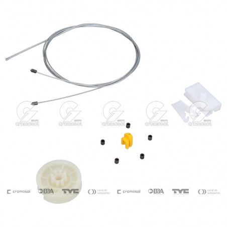KIT DE REPARACION DE MAQUINA LEVANTA CRISTAL IND.ARG. 9855/6D