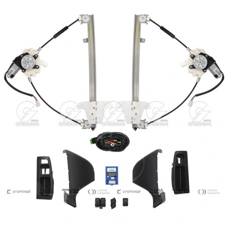 JUEGO DE MAQUINAS LEVANTA CRISTAL TRAGIAL 9865/40