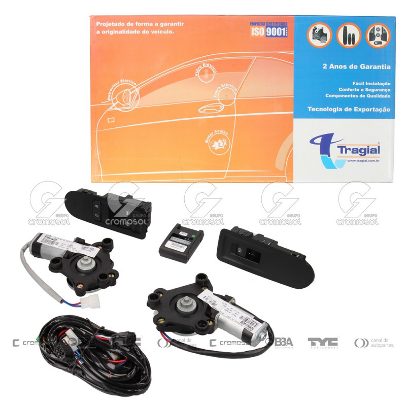 JUEGO DE MAQUINAS LEVANTA CRISTAL TRAGIAL 9899/40
