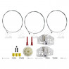 KIT DE REPARACION DE MAQUINA LEVANTA CRISTAL IND.ARG. 9912/6