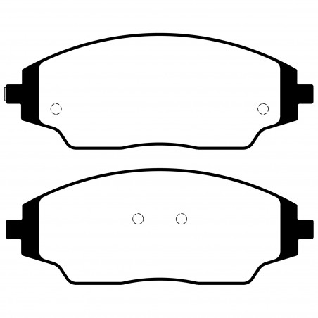JUEGO DE PASTILLAS DE FRENO LITTON BRAKES 48500