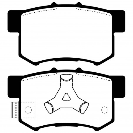 JUEGO DE PASTILLAS DE FRENO LITTON BRAKES 40702