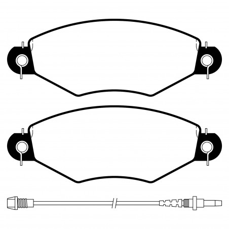 JUEGO DE PASTILLAS DE FRENO LITTON BRAKES 38443