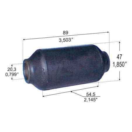 BUJE DE ELASTICO DE SUSPENSION CAPEMI 3503