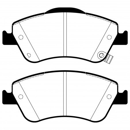 JUEGO DE PASTILLAS DE FRENO LITTON BRAKES 46320
