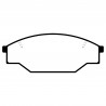 JUEGO DE PASTILLAS DE FRENO LITTON BRAKES 38780