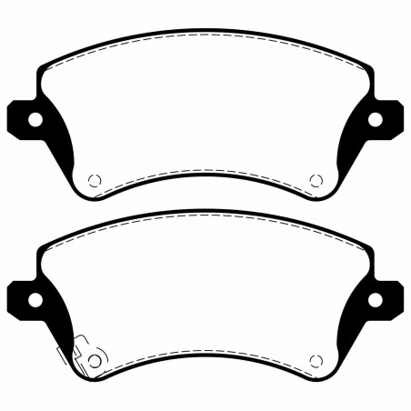 JUEGO DE PASTILLAS DE FRENO LITTON BRAKES 40210