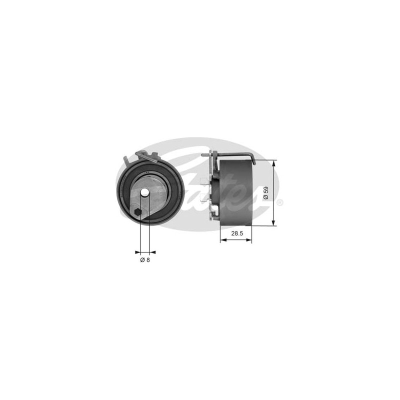 TENSOR DE CORREA DE DISTRIBUCION GATES T43126