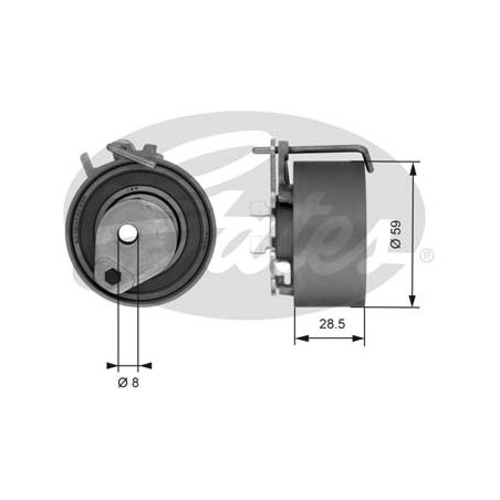 TENSOR DE CORREA DE DISTRIBUCION GATES T43126