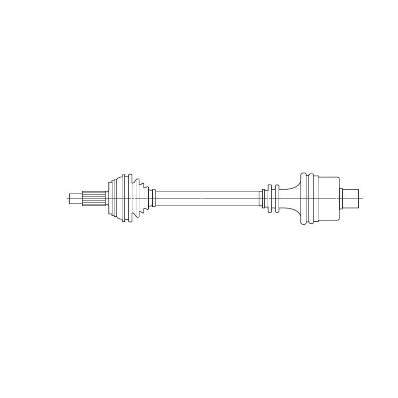 SEMIEJE DE TRANSMISION SKF VKJC 9646 A