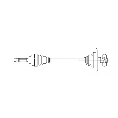 SEMIEJE DE TRANSMISION SKF VKJC 9651 A