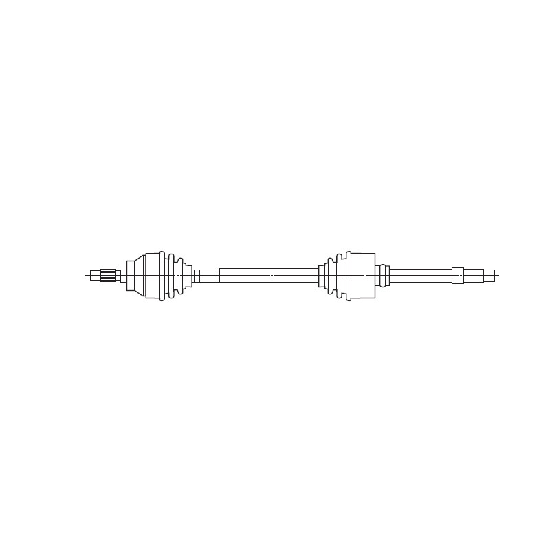 SEMIEJE DE TRANSMISION SKF VKJC 9660 A