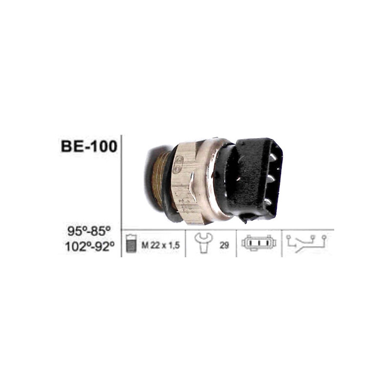 BULBO DE ELECTROVENTILADOR SCHINCA BE-100