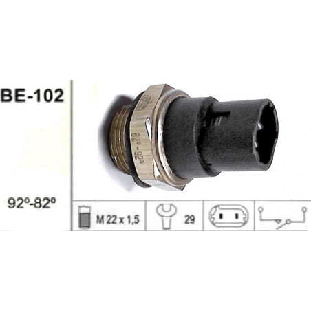 BULBO DE ELECTROVENTILADOR SCHINCA BE-102