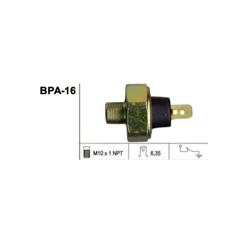 BULBO DE PRESION DE ACEITE DE MOTOR SCHINCA BPA-16
