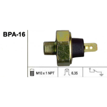 BULBO DE PRESION DE ACEITE DE MOTOR SCHINCA BPA-16